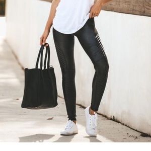 Spanx faux leather Moro leggings